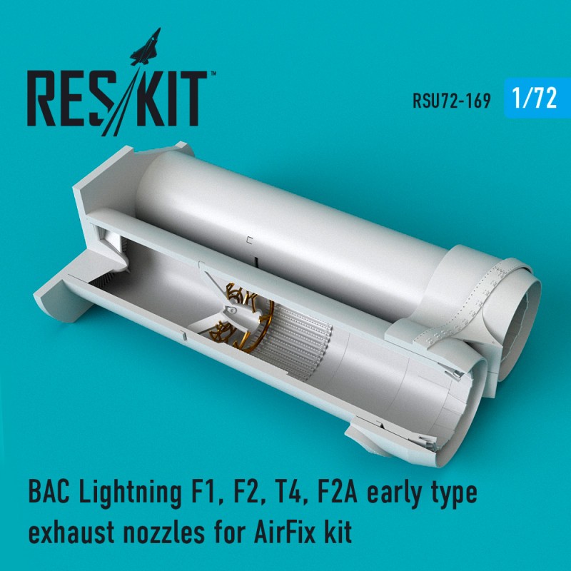 Buses d'échappement BAC Lightning F1, F2, T4, F2A type ancien (conçues pour être utilisées avec les kits Airfix)