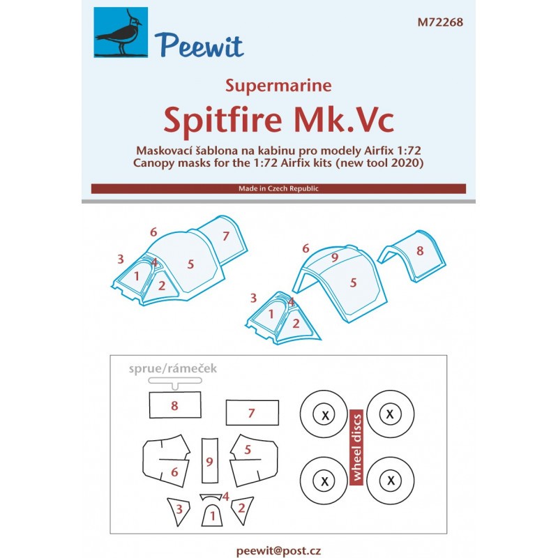 Supermarine Spitfire Mk.Vc (conçu pour être utilisé avec Airfix - nouveaux kits d'outils 2020)