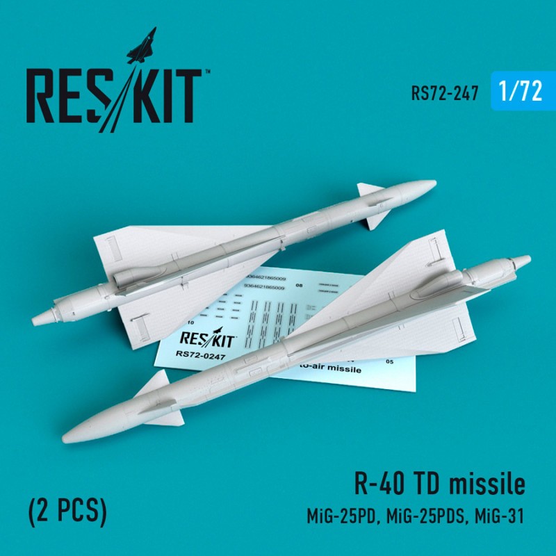 Missile R-40 TD (2 pièces) (Mikoyan MiG-25PD, Mikoyan MiG-25PDS, Mikoyan MiG-31)