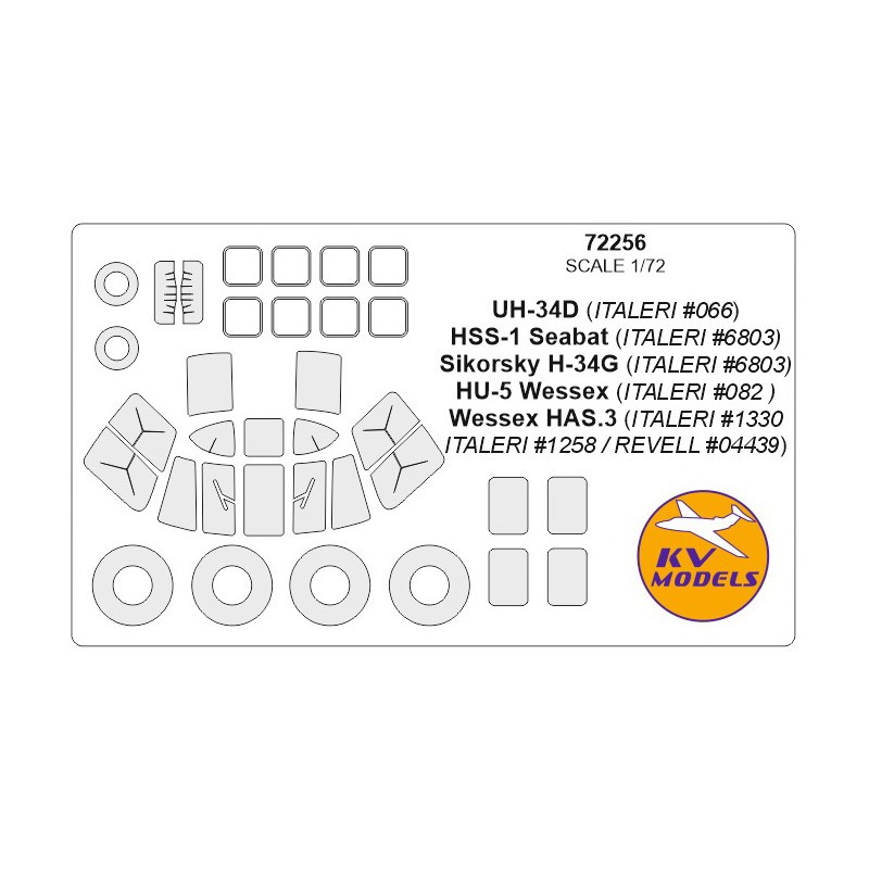 Sikorsky UH-34D (conçu pour être utilisé avec le kit ITALERI IT066), HSS-1 Seabat