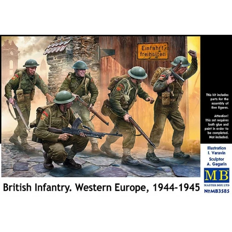 Infanterie britannique. Europe de l'Ouest. 1944-1945