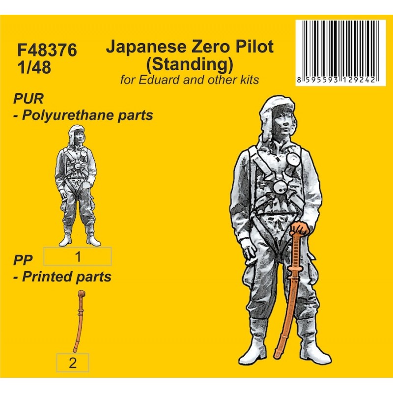 Pilote Zéro Japonais (Debout) 1/48