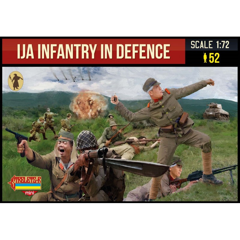 Figurine Infanterie de l'IJA dans la défense de la Seconde Guerre mondiale
