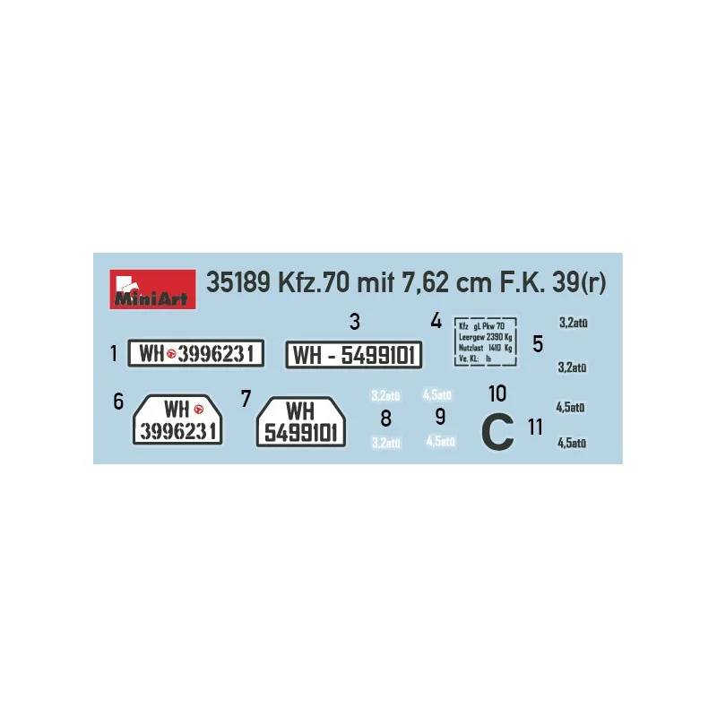 Kfz.70 & 7,62 cm FK 39 ( r )