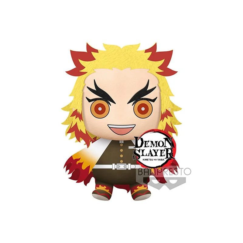 Demon Slayer Kimetsu No Yaiba Super Big Plush Kyojuro Rengoku 32cm - W94