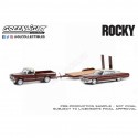 SET DE VEHICULES : CHEVROLET C-10 AVEC CADILLAC SEDAN ET REMORQUE "ROCKY (1976)" 