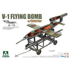 Maquette avion BOMBE VOLANTE V-1 avec intérieur