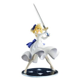 Fate/Stay Night Unlimited Blade Works statuette PVC 1/8 Saber White Dress Renewal Version 20 cm