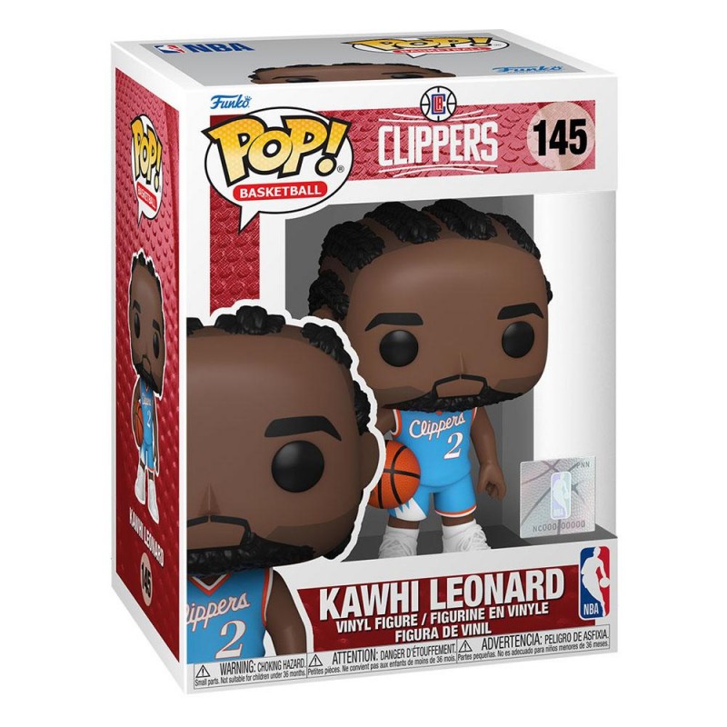 NBA Clippers POP! Basketball Vinyl figurine Kawhi Leonard (City Edition 2021) 9 cm