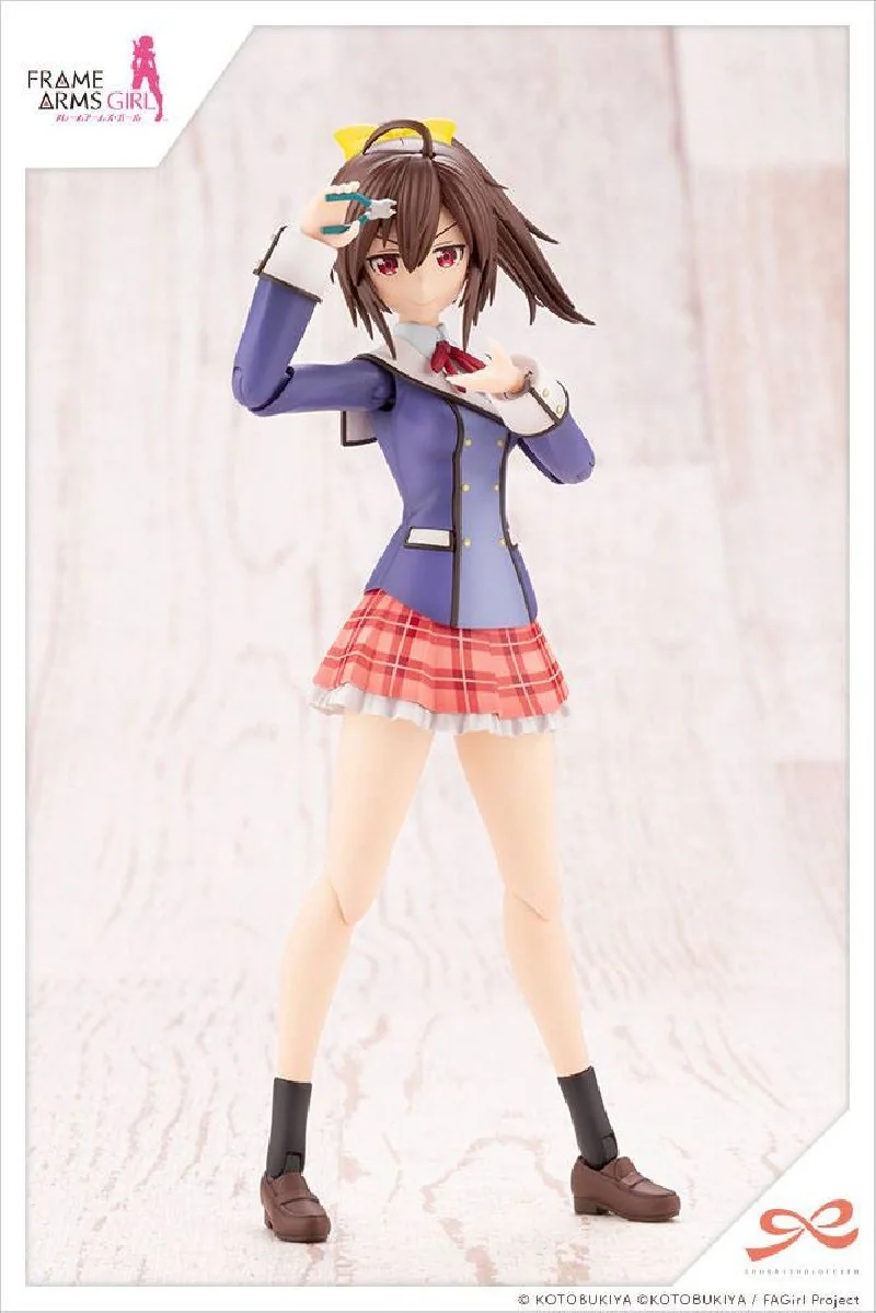 Sousai Shojo Teien figurine Plastic Model Kit 1/10 Ao Gennai Wakaba Girls' High School Winter Clothes 16 cm