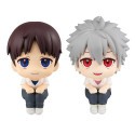 Evangelion: 3.0+1.0 Thrice Upon a Time statuettes PVC Look Up Shinji Ikari & Kaworu Nagisa Limited Ver. 11 cm