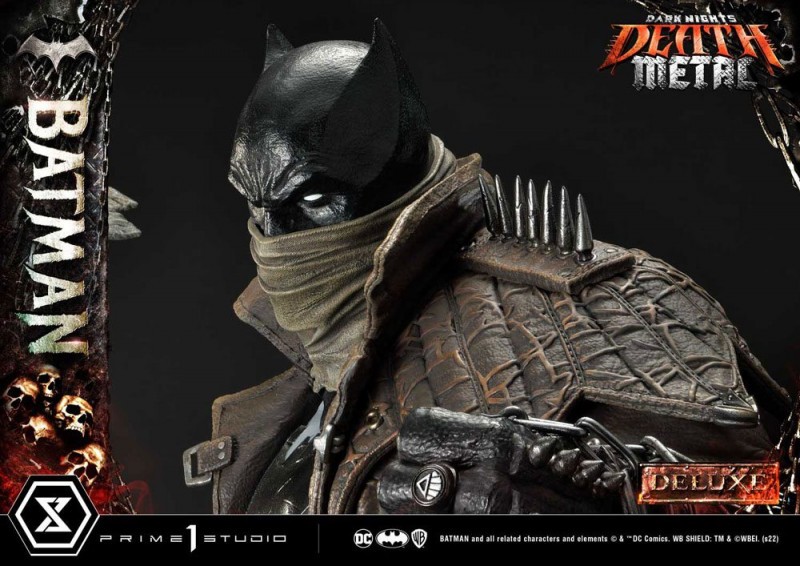 Dark Knights: Metal statuette 1/3 Death Metal Batman Deluxe Bonus Ver. 105 cm