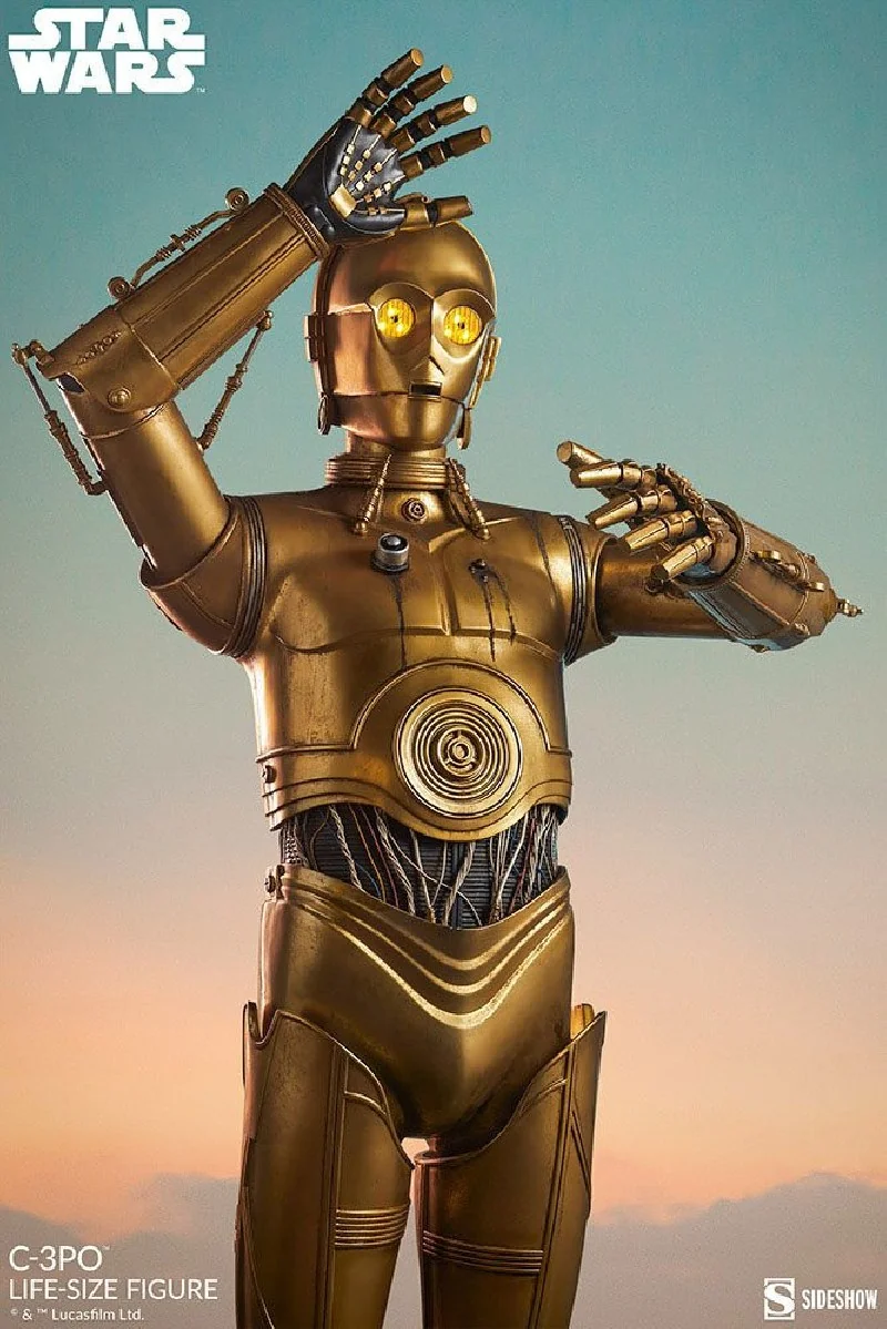 Star Wars statuette 1/1 C-3PO 188 cm