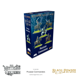 Extension et figurine pour jeux de figurines Black Powder Epic Battles: Waterloo - Prussian Commanders