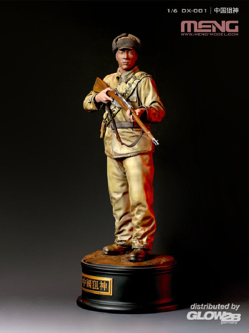 Chinese Sniper Ace (figurine peinte, socle inclus)