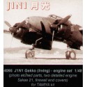  Ensemble moteur Nakajima J1N1 Gekko Irving. 2 moteurs Sakae 21 détaillés. Inclut pièces photodécoupées. (pour maquettes Tamiya)