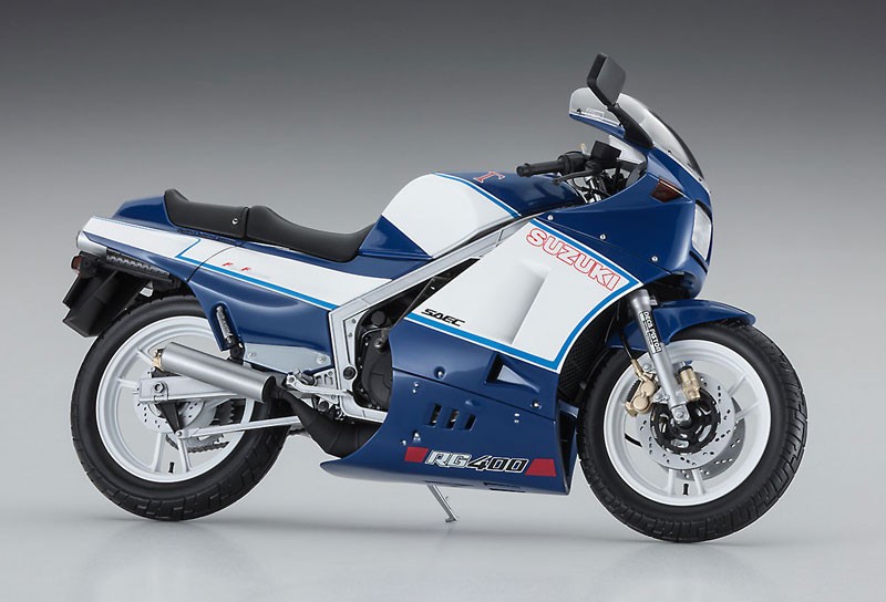 Maquette de moto Suzuki RG400 Gamma Late version