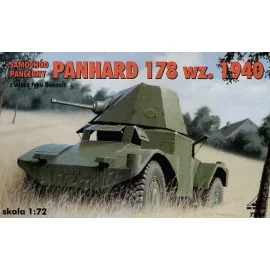 Automitrailleuse AMD Panhard wz 1940 avec tourelle Renault