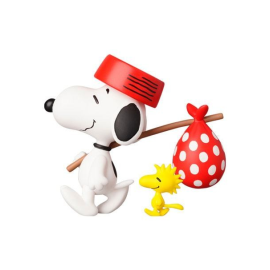  Peanuts mini figurine Medicom UDF série 14 Friendship Snoopy & Woodstock 7 cm