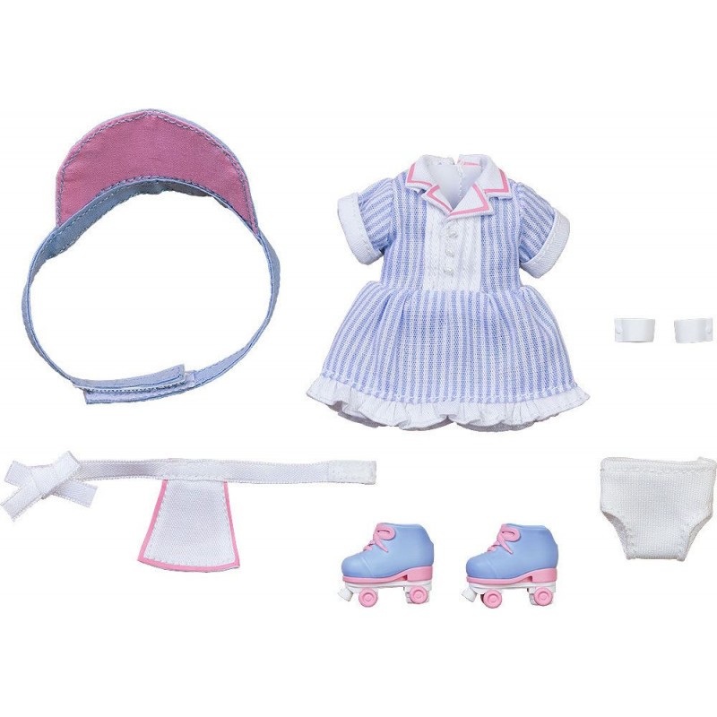 Original Character accessoires pour figurines Nendoroid Doll Outfit Set: Diner - Girl (Blue)