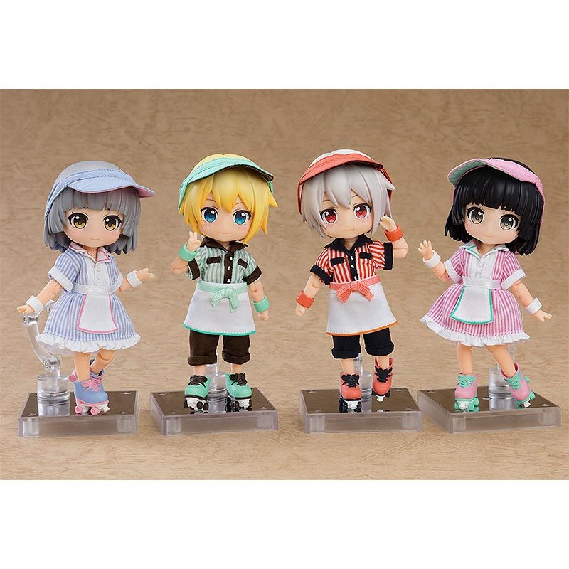 Original Character accessoires pour figurines Nendoroid Doll Outfit Set: Diner - Girl (Blue)