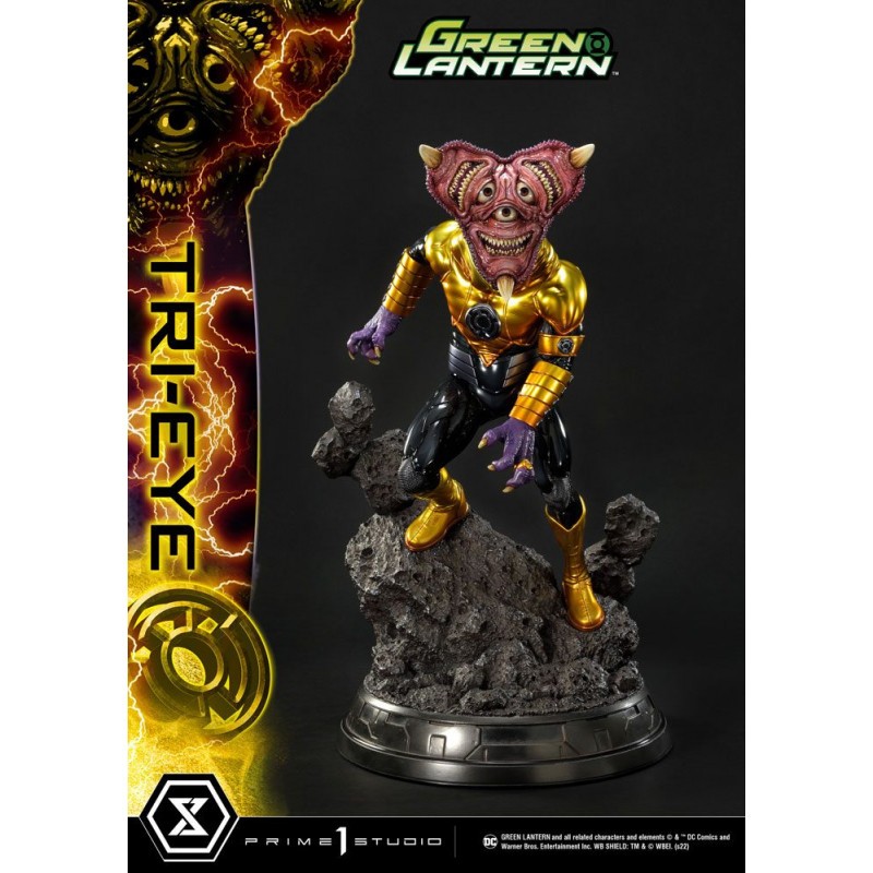 DC Comics statuette 1/3 Sinestro Corps Tri-Eye 54 cm