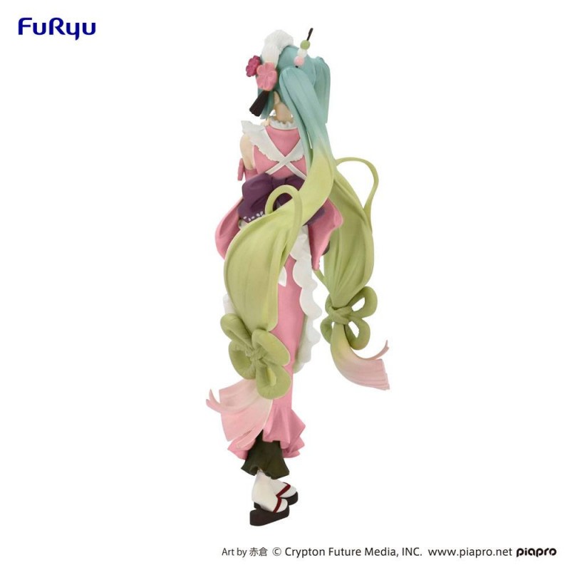 FRYU40291 Hatsune Miku statuette PVC Exceed Creative Hatsune Miku Matcha Green Tea Parfait Another Color Ver. 20 cm