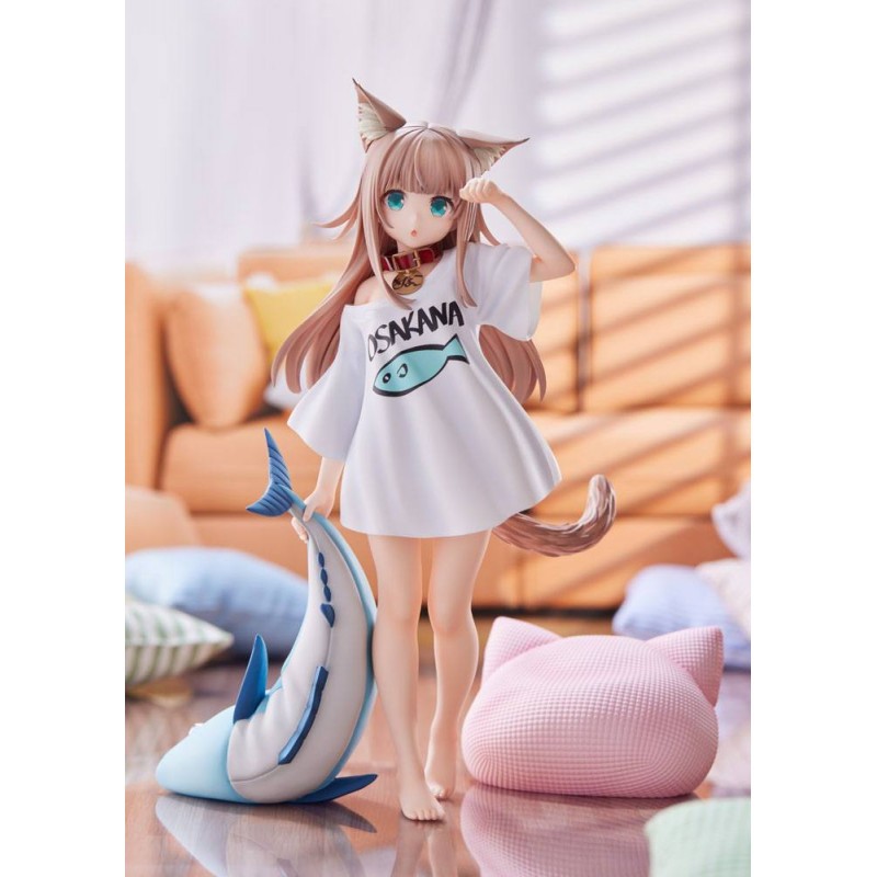 My Cat Is a Kawaii Girl statuette 1/6 Kinako Good Morning Ver. 21 cm