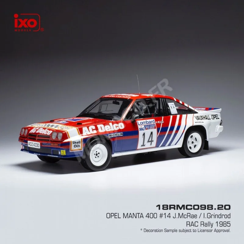 OPEL MANTA 400 14 MC RAE/GRINDROD RAC RALLYE 1985