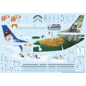 Décal Boeing 737-300 WP Western Pacific N946WP Spirit of Durango/Purgatory Resort includes photo etch parts. Designed to fit Sky