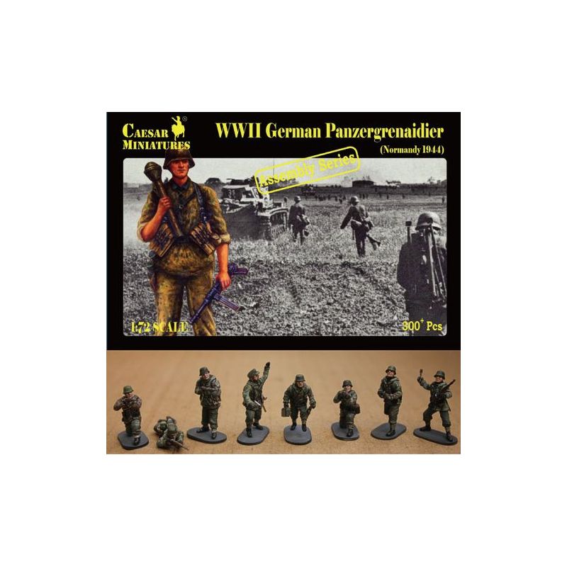 Figurine Panzergrenadier allemand (Normandie 1944) (Seconde Guerre mondiale)