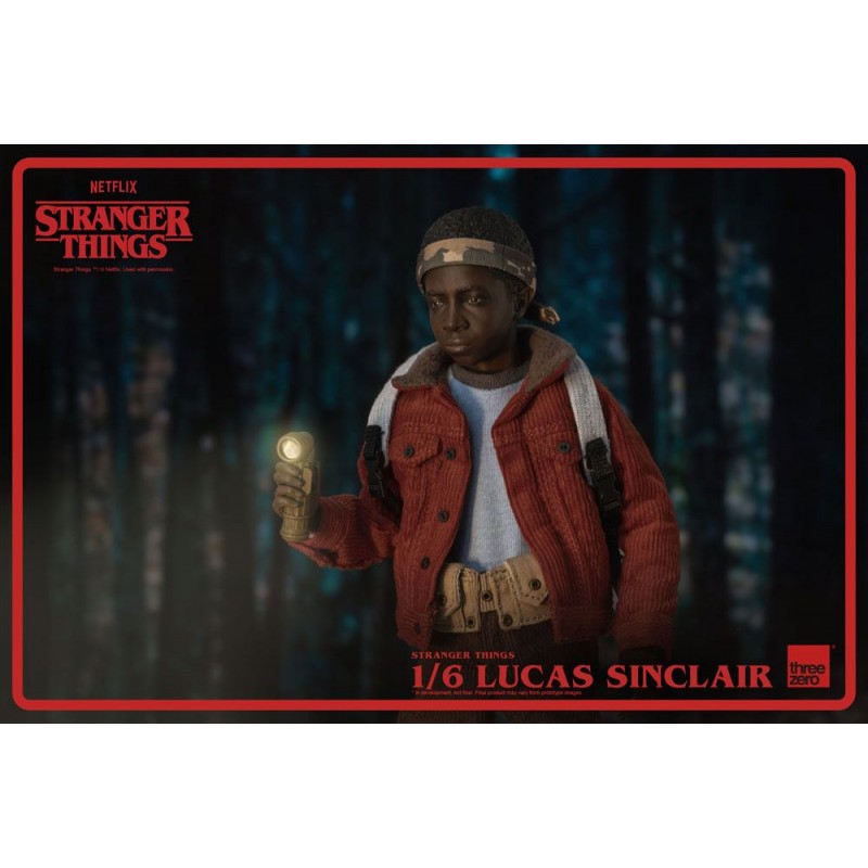 Stranger Things figurine 1/6 Lucas Sinclair 23 cm