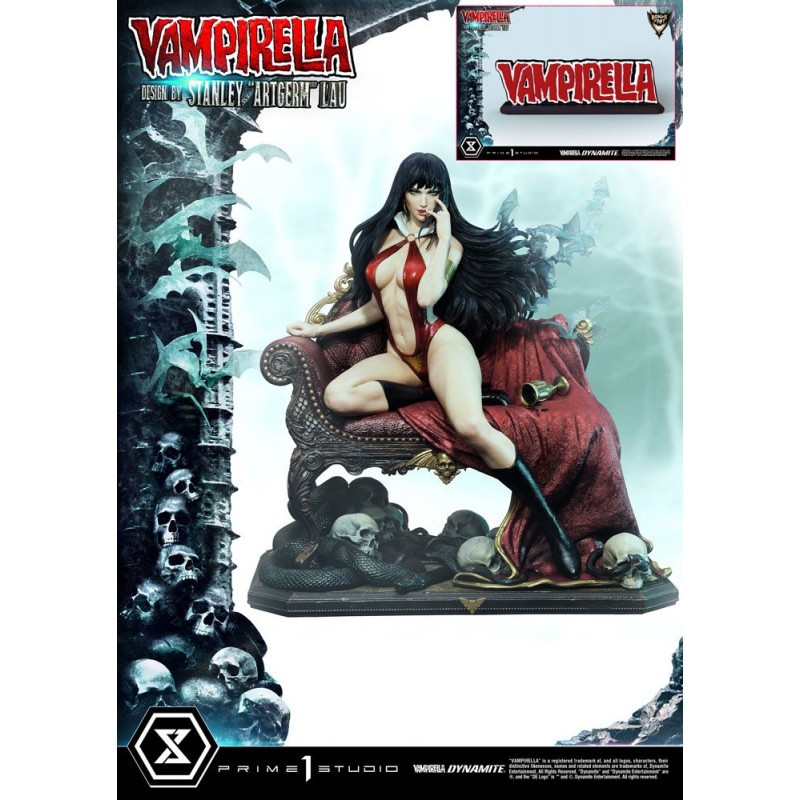 Dynamite Entertainment statuette 1/3 Vampirella Design by Stanley Artgerm Lau Bonus Version 55 cm