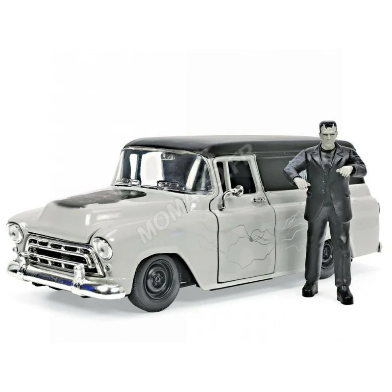 CHEVROLET SUBURBAN 1957 "FRANKENSTEIN" AVEC FIGURINE FRANKENSTEIN