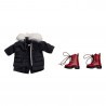  Original Character accessoires pour figurines Nendoroid Warm Clothing Set: Boots & Mod Coat (Black)