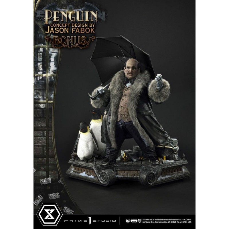 DC Comics statuette Museum Masterline 1/3 Penguin (Concept Design By Jason Fabok) Deluxe Bonus Version 63 cm