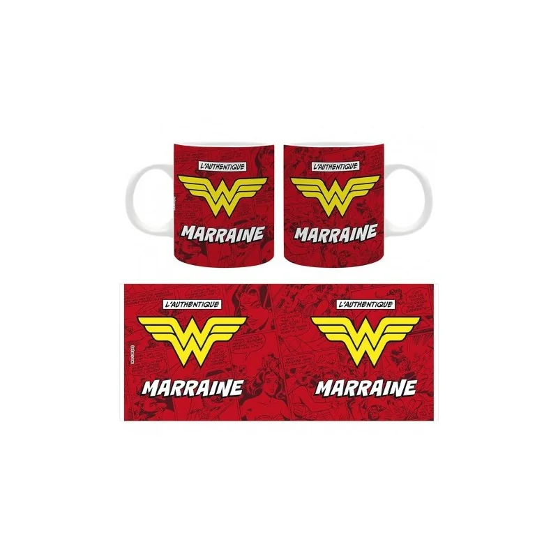 Wonder Woman - Mug 320ml - L'AUTHENTIQUE "W" MARRAINE 