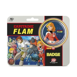 Capitaine Flam Badge Blister Johann 5,6cm