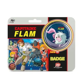 Capitaine Flam Badge Blister Limaye 5,6cm