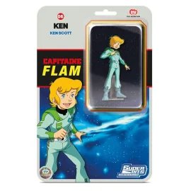 Capitaine Flam Pin's Blister Card Ken 10,5cm