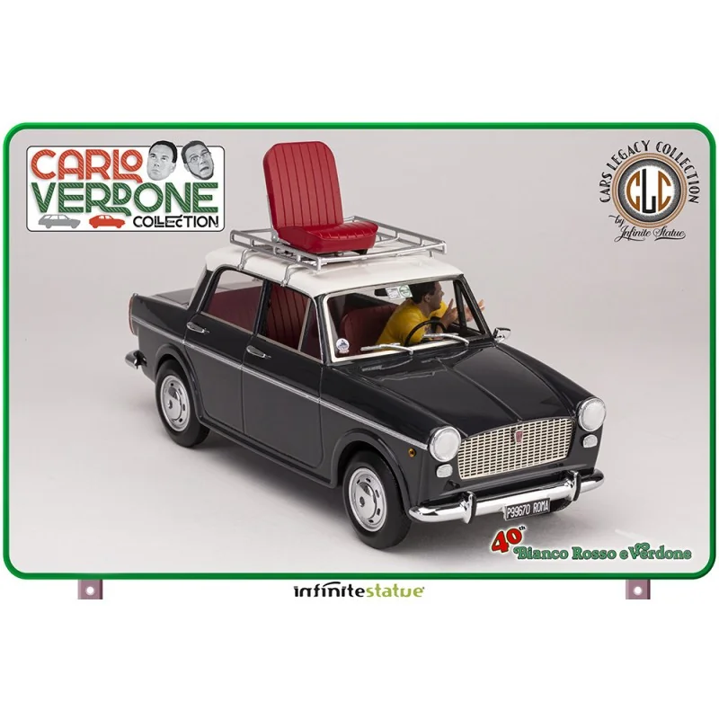 MIMMO SU FIAT 1100 1/18 VOITURE EN RÉSINE