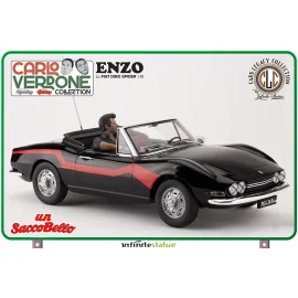 ENZO SU FIAT DINO SPIDER 1:18 VOITURE EN RÉSINE