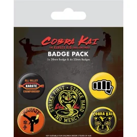 PACK DE BADGES COBRA KAI (NO MERCY)