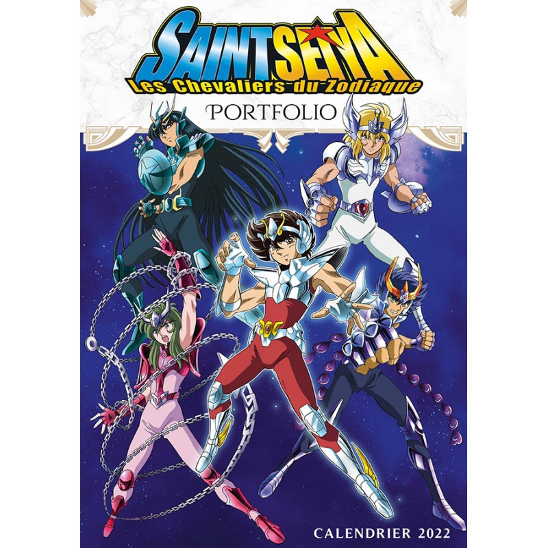 CALENDRIER DU PORTEFEUILLE SAINT SEIYA 2022