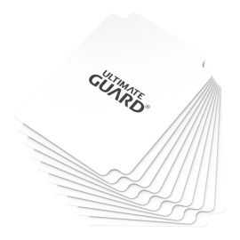 Ultimate Guard 10 intercalaires pour cartes Card Dividers taille standard Blanc
