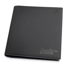 Ultimate Guard 12-Pocket QuadRow Portfolio XenoSkin Noir