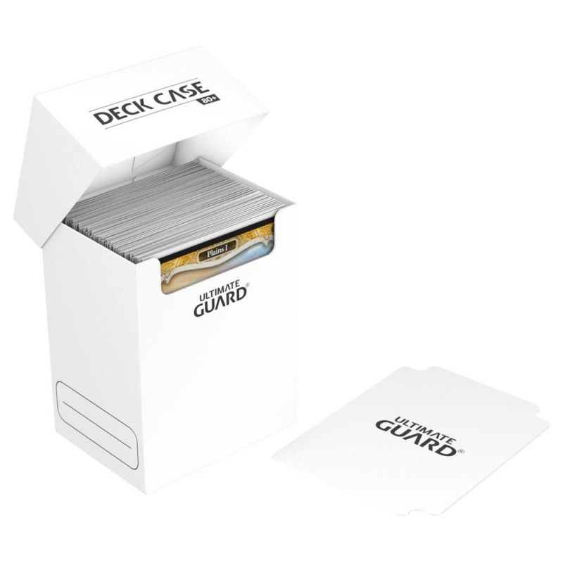 UGD010250 Ultimate Guard boîte pour cartes Deck Case 80+ taille standard Blanc