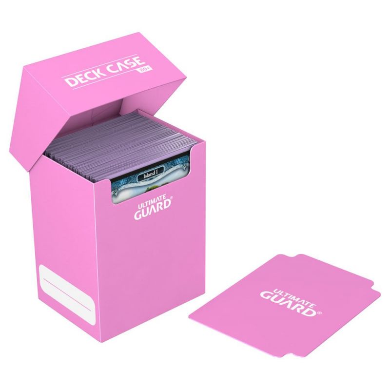 UGD010257 Ultimate Guard boîte pour cartes Deck Case 80+ taille standard Rose