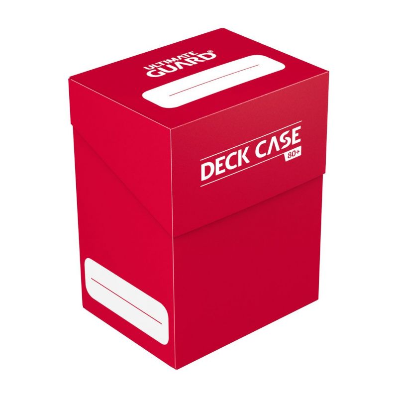  Ultimate Guard boîte pour cartes Deck Case 80+ taille standard Rouge