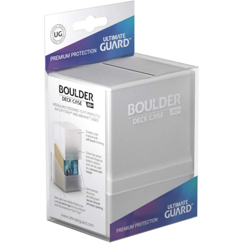 Ultimate Guard Boulder Deck Case 80+ taille standard Frosted